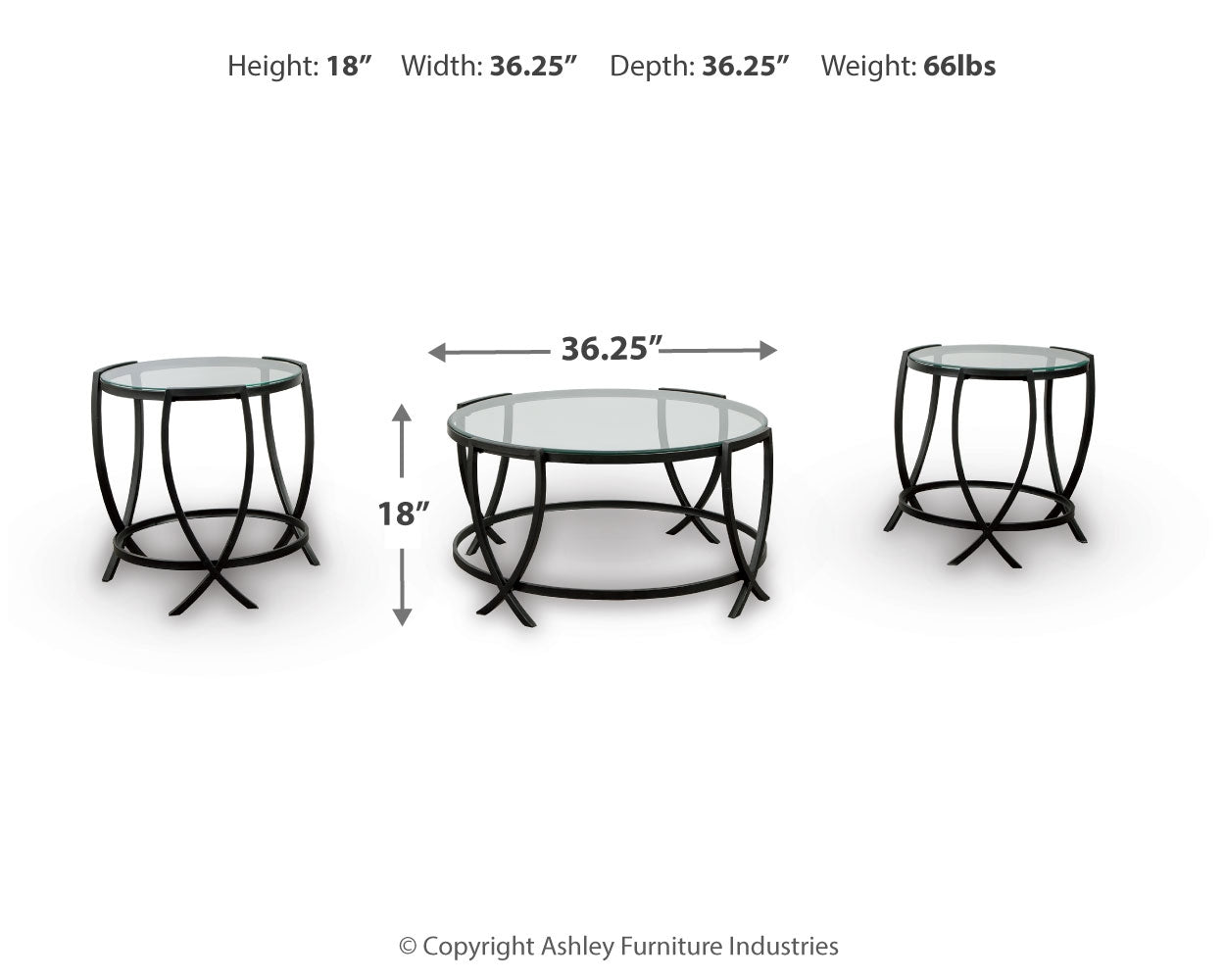 Tarrin Table (Set of 3) - Tampa Furniture Outlet