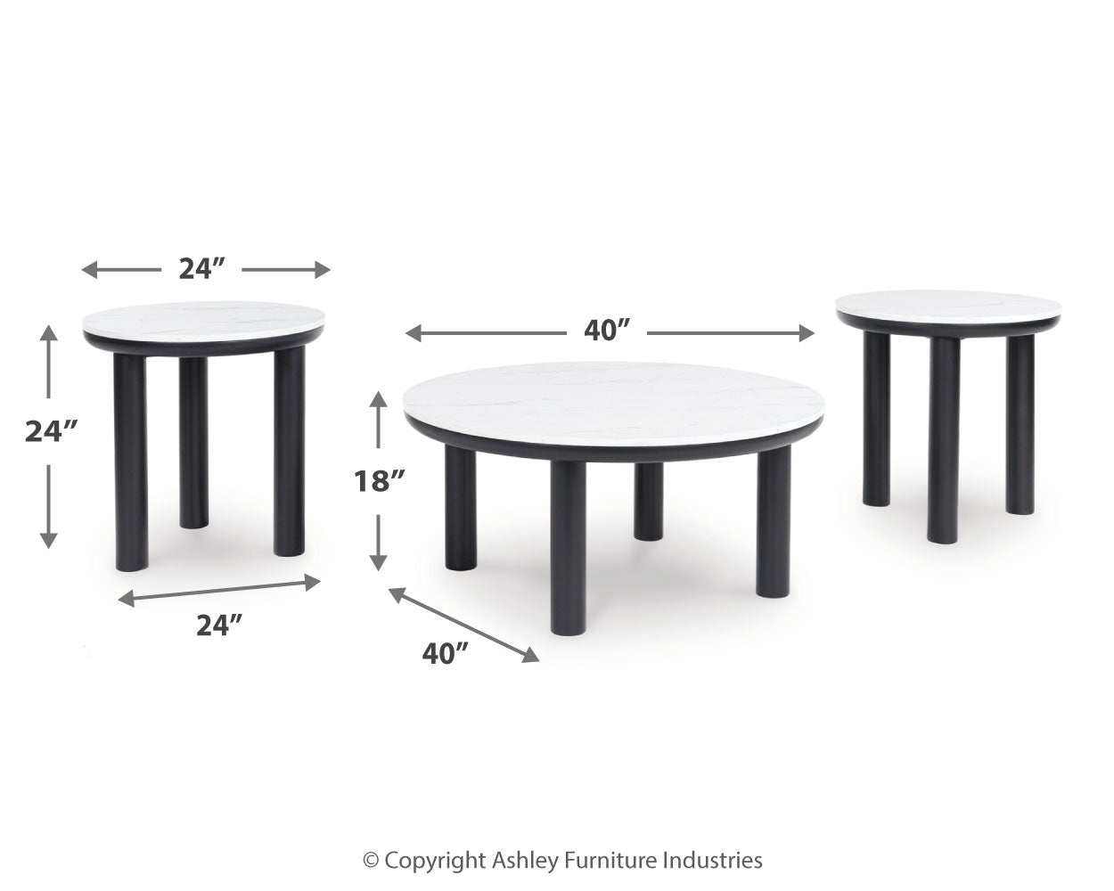 Xandrum Table (Set of 3) - Tampa Furniture Outlet