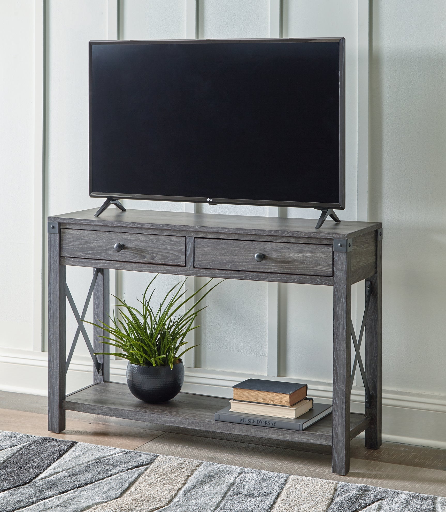 Freedan Sofa/Console Table - Tampa Furniture Outlet