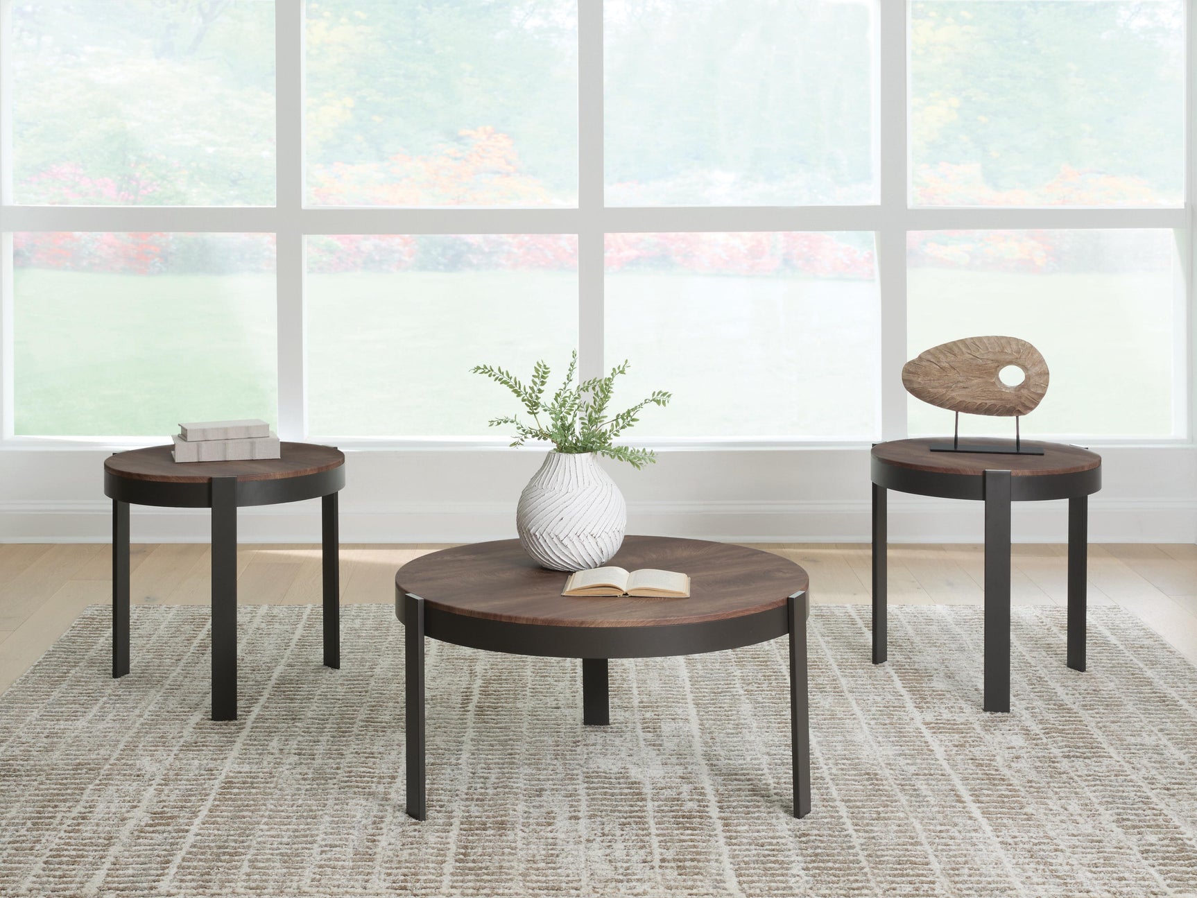 Tampa Furniture Outlet - Ashley Furniture - Horizon Hills Table (Set of 3) - Occasional Table Set (3/CN) - T186-13
