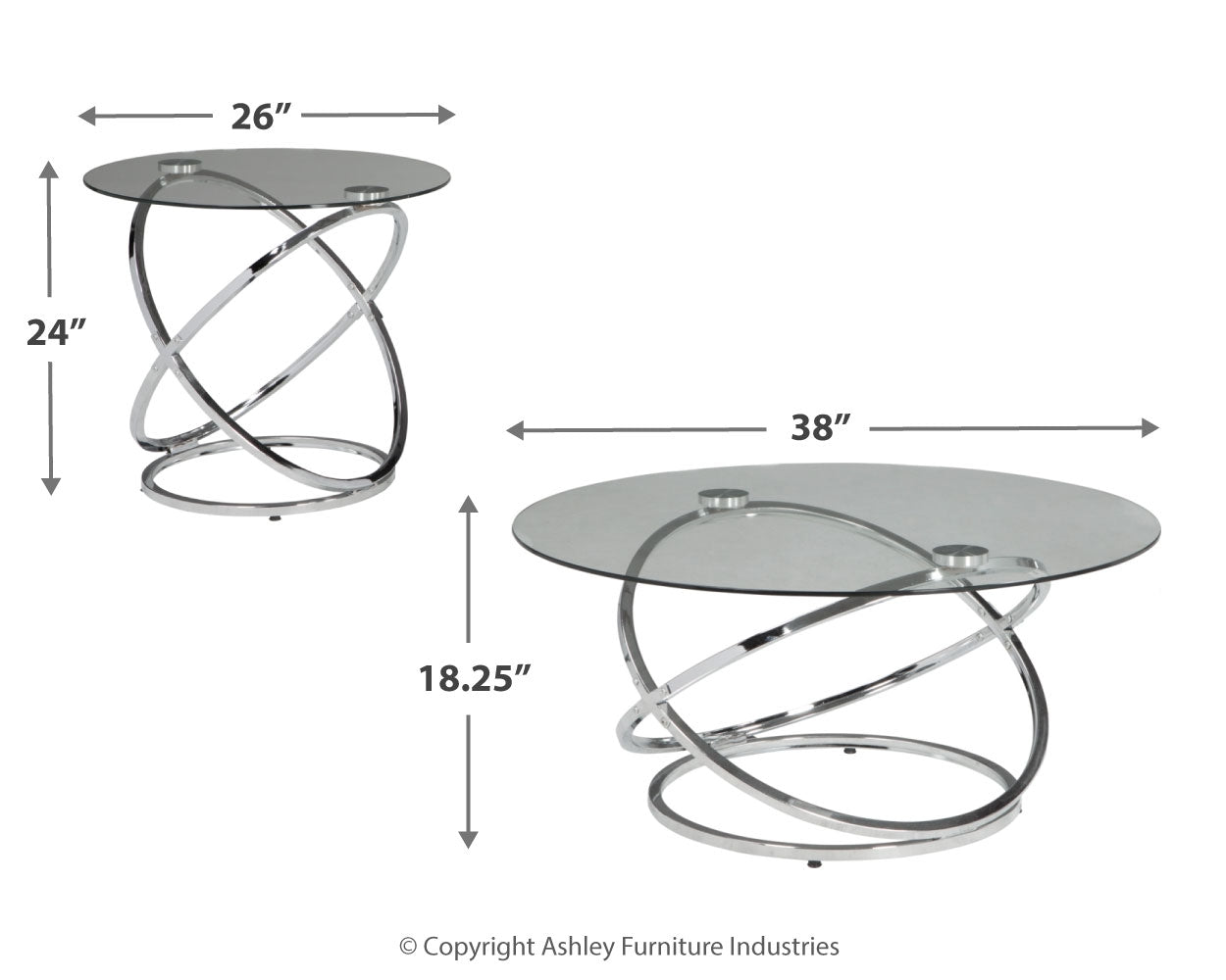 Hollynyx Table (Set of 3) - Tampa Furniture Outlet