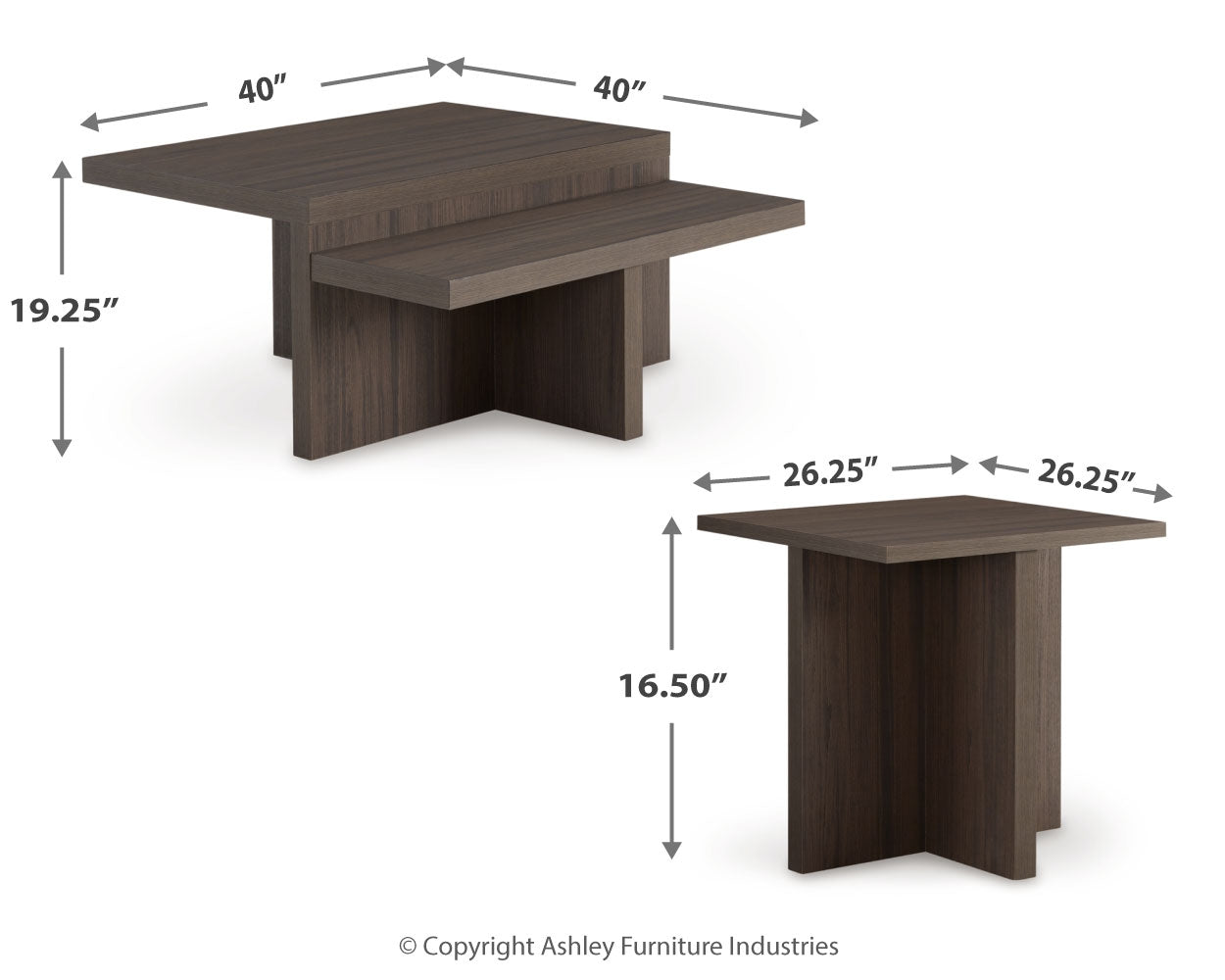Zendex Table (Set of 2) - Tampa Furniture Outlet