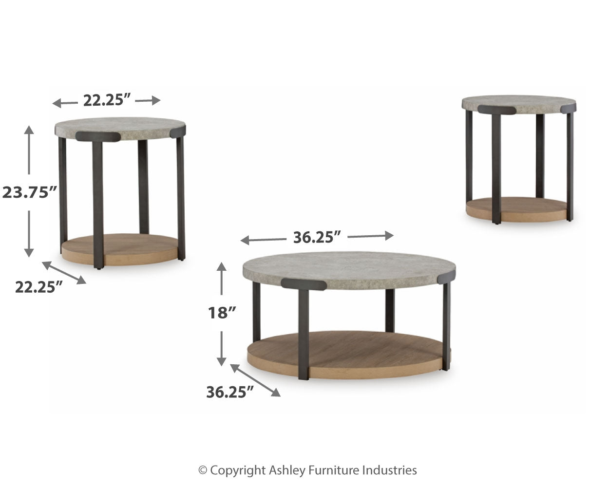 Darthurst Table (Set of 3) - Tampa Furniture Outlet