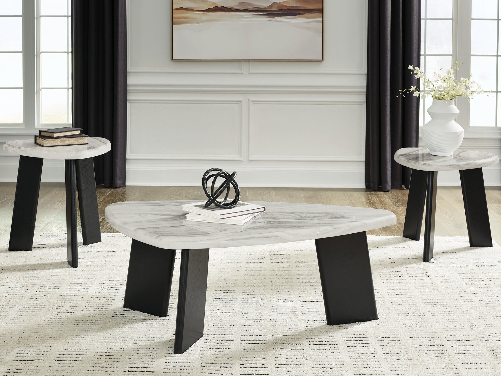Tampa Furniture Outlet - Ashley Furniture - Lilyberg Table (Set of 3) - Occasional Table Set (3/CN) - T389-13