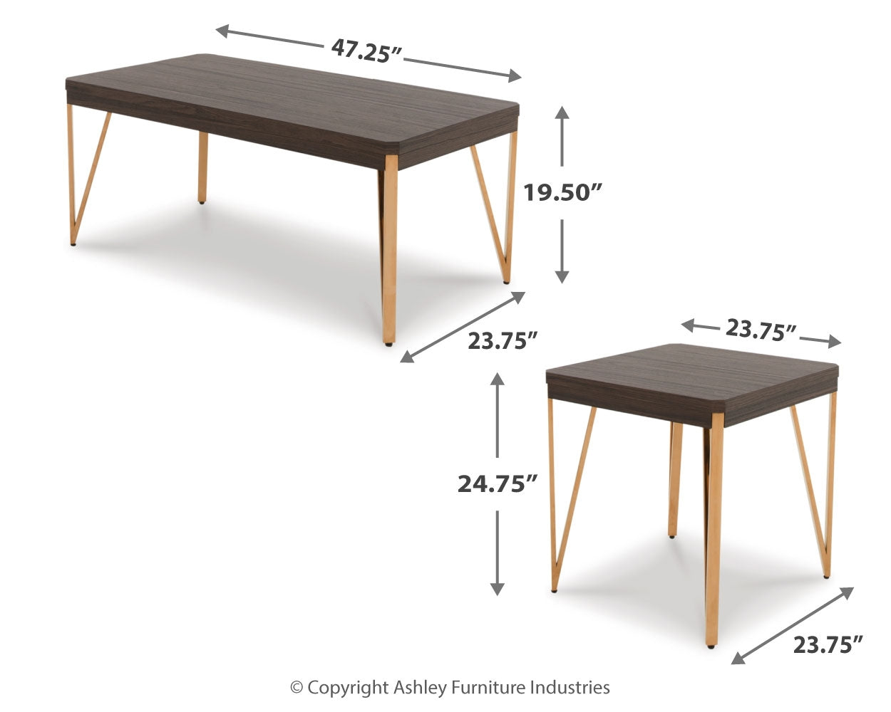 Bandyn Table (Set of 3) - Tampa Furniture Outlet
