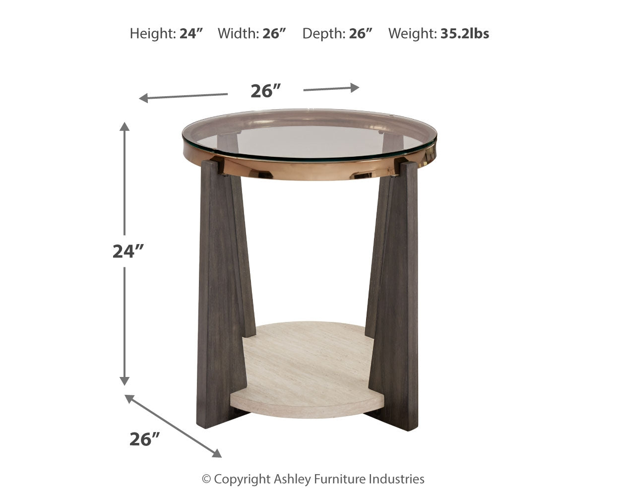 Frazwa End Table - Tampa Furniture Outlet