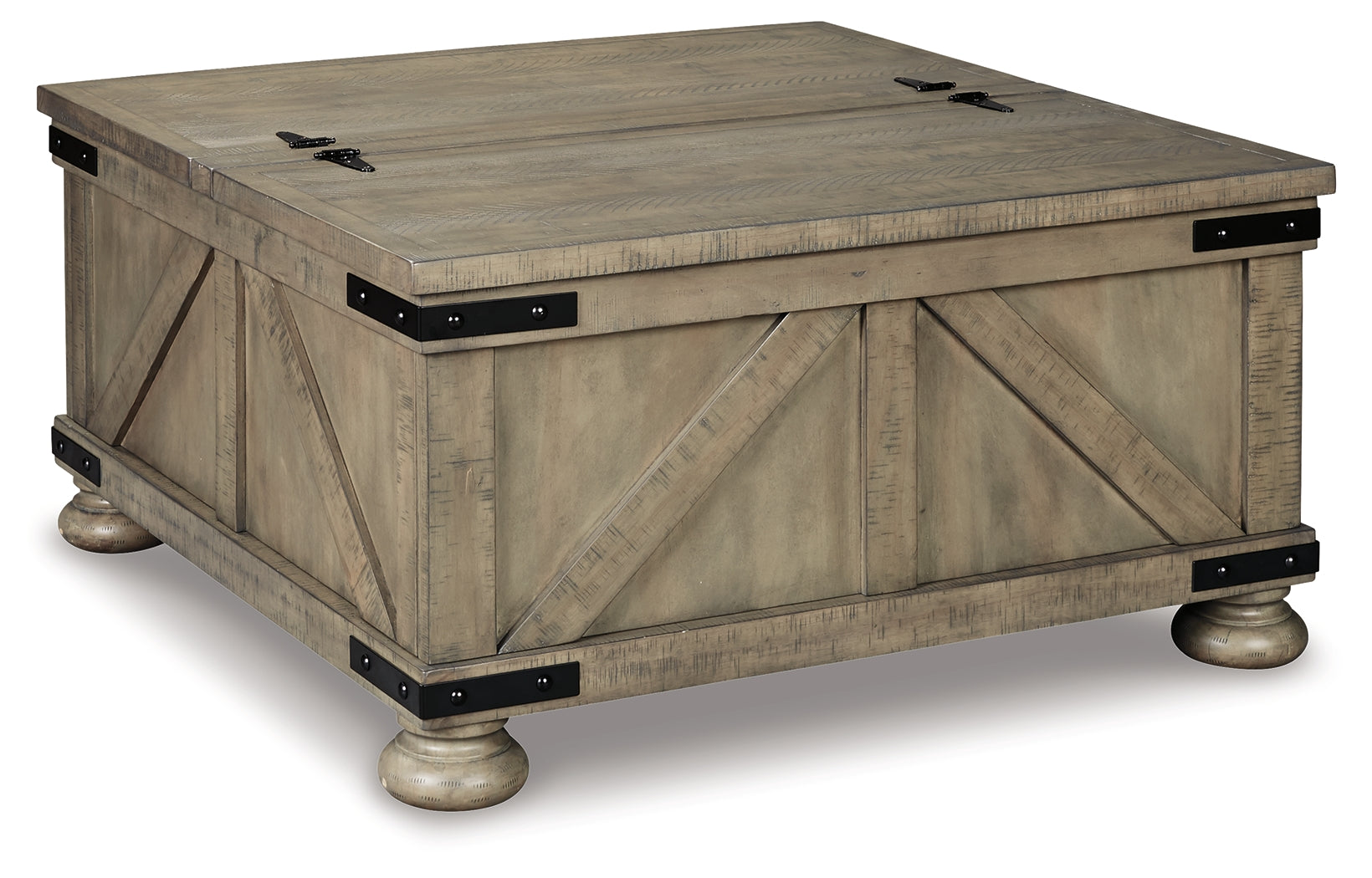 Aldwin Coffee Table With Storage - Tampa Furniture Outlet
