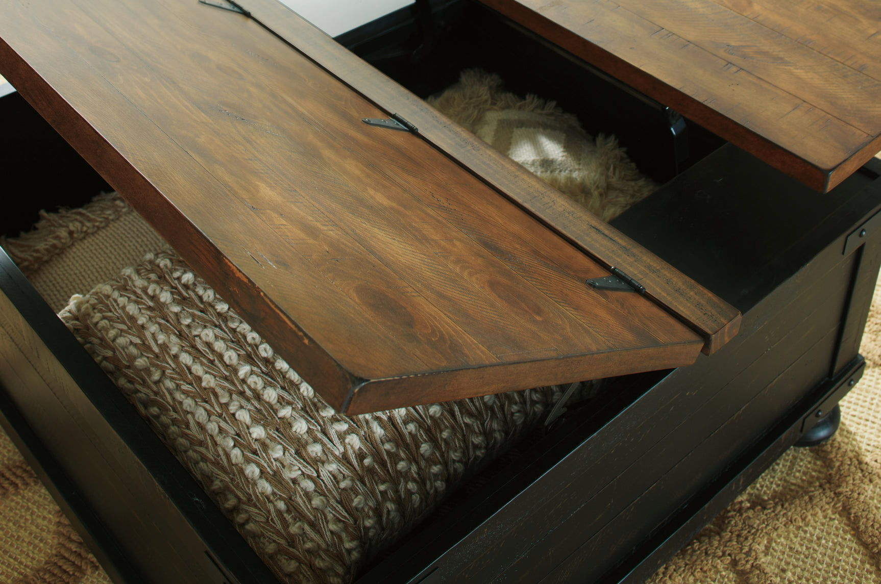 Valebeck Coffee Table with Lift Top - Tampa Furniture Outlet