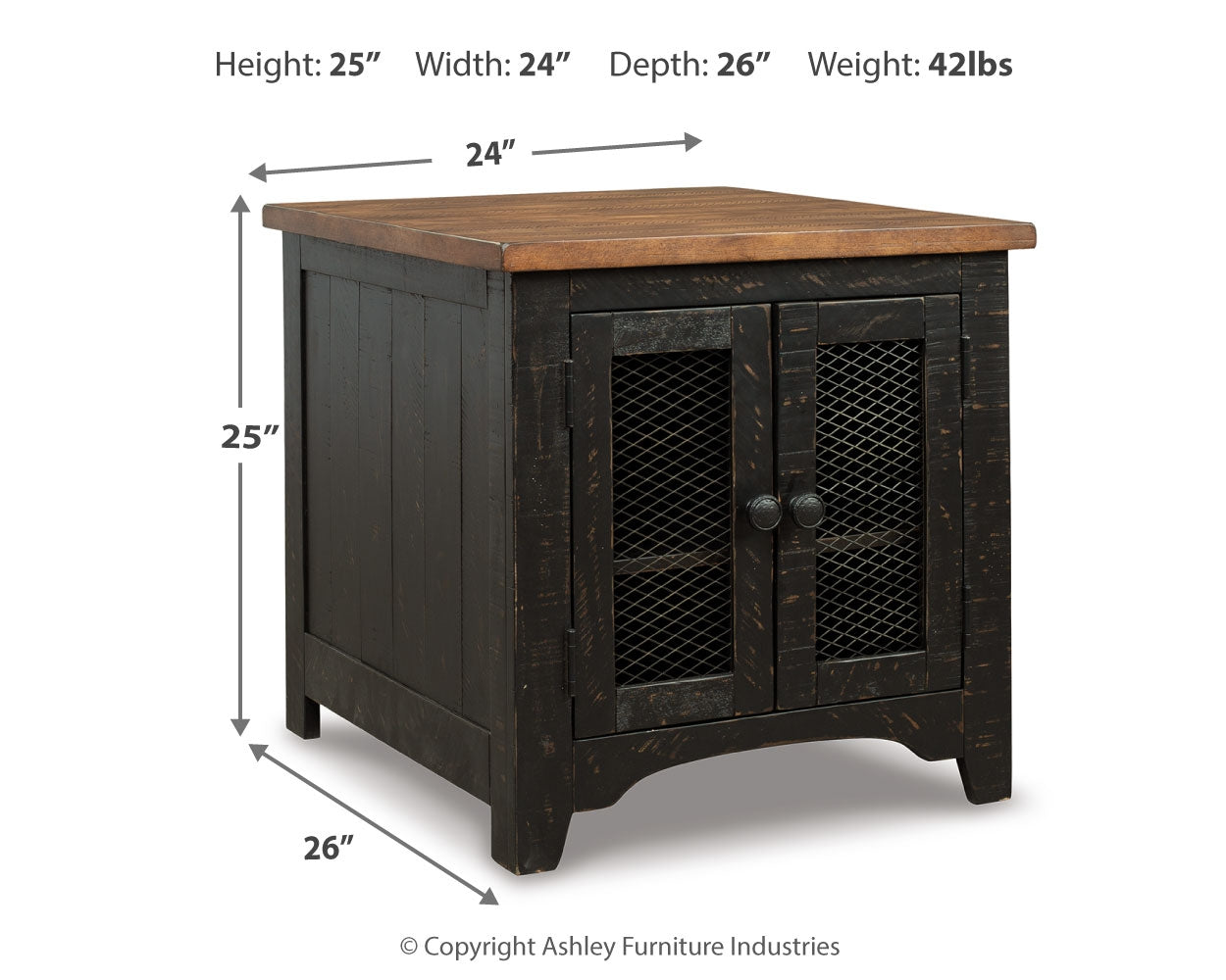Valebeck End Table - Tampa Furniture Outlet