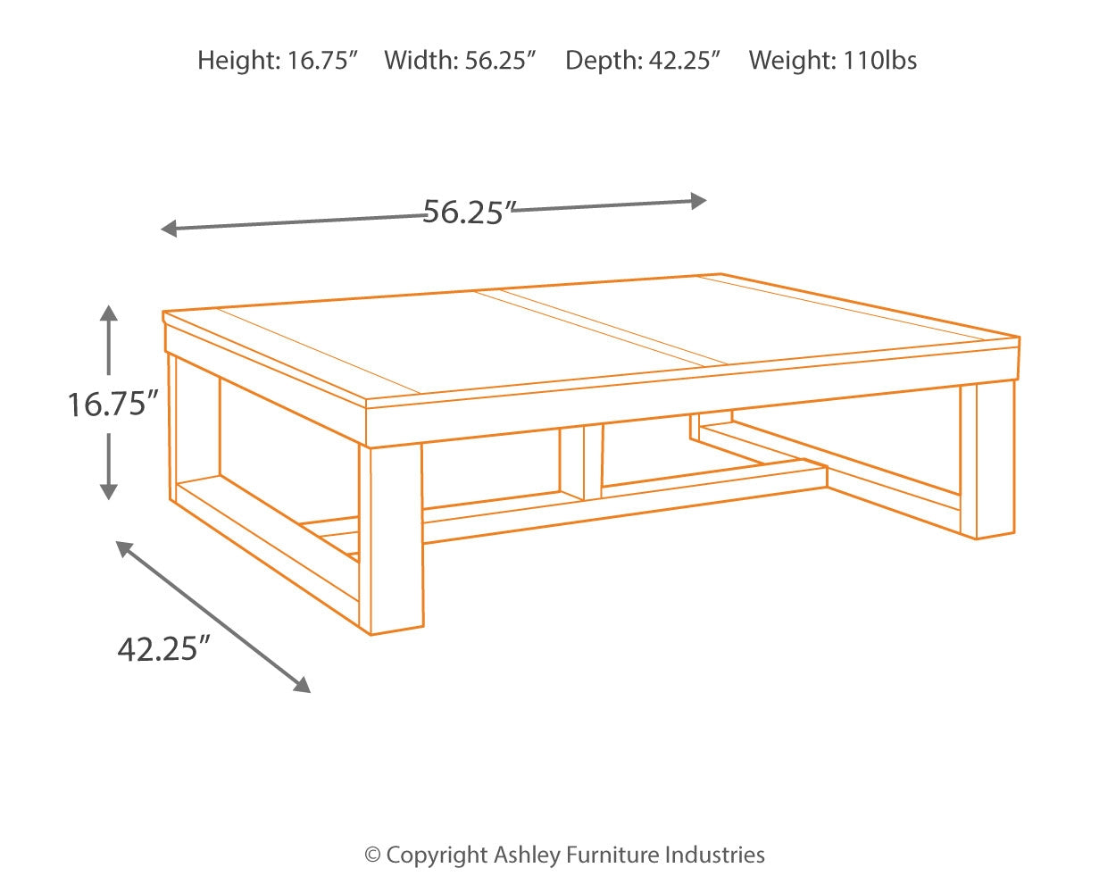 Watson Coffee Table - Tampa Furniture Outlet