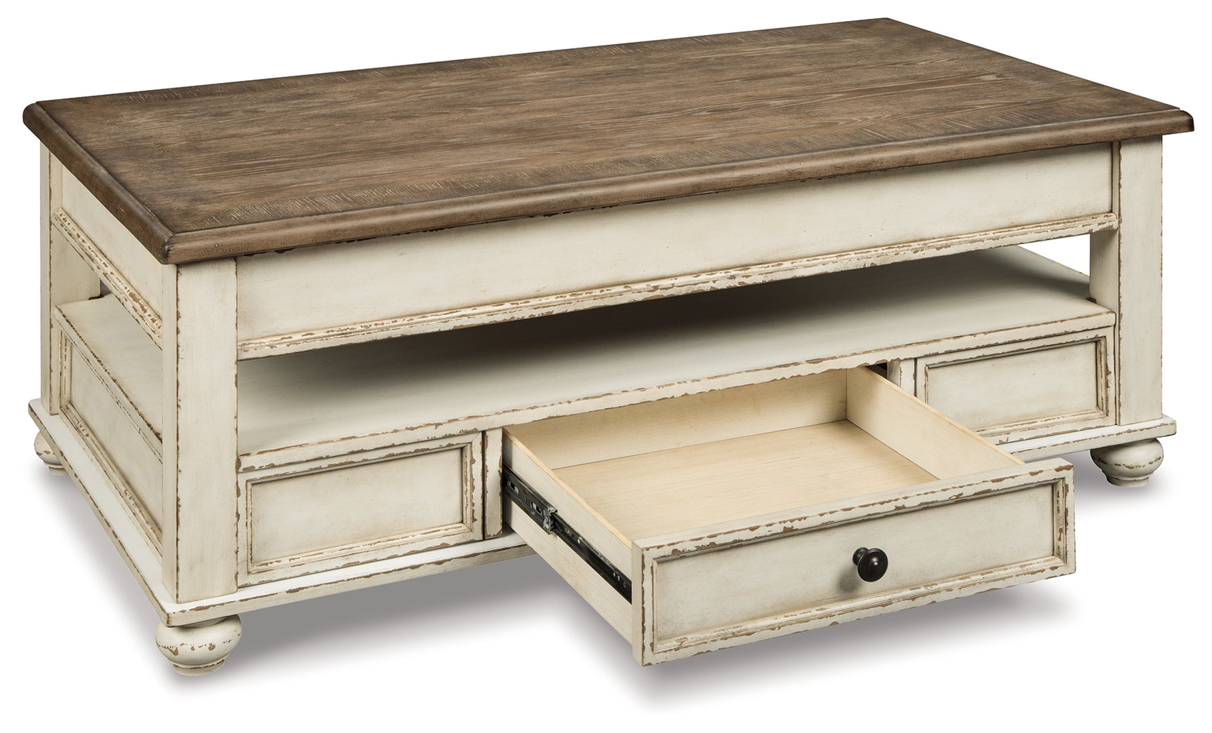 Realyn Coffee Table with Lift Top - Tampa Furniture Outlet