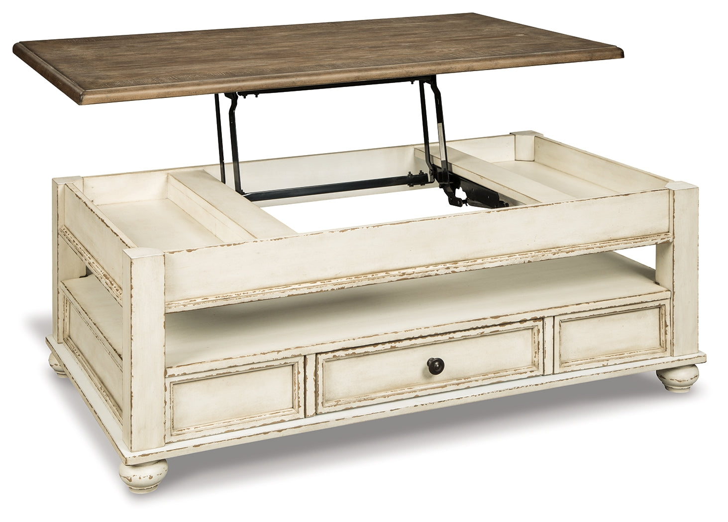 Realyn Coffee Table with Lift Top - Tampa Furniture Outlet