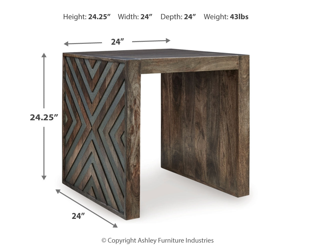 Dreggan End Table - Tampa Furniture Outlet