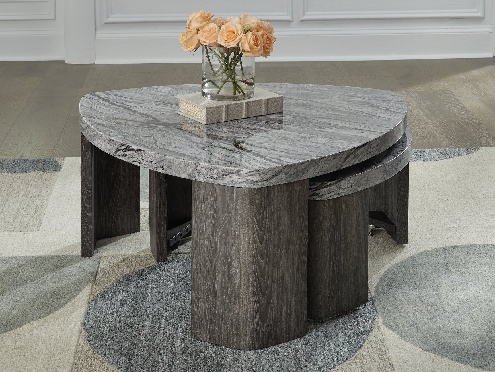 Surmour Stacked Coffee Table - Tampa Furniture Outlet