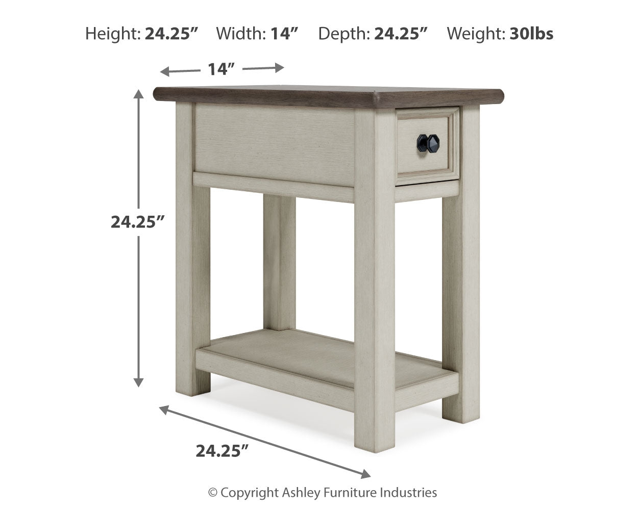 Bolanburg Chairside End Table - Tampa Furniture Outlet