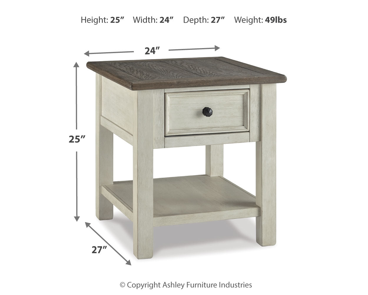Bolanburg End Table - Tampa Furniture Outlet