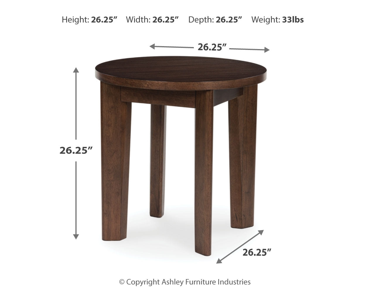Korestone 2 End Table - Tampa Furniture Outlet