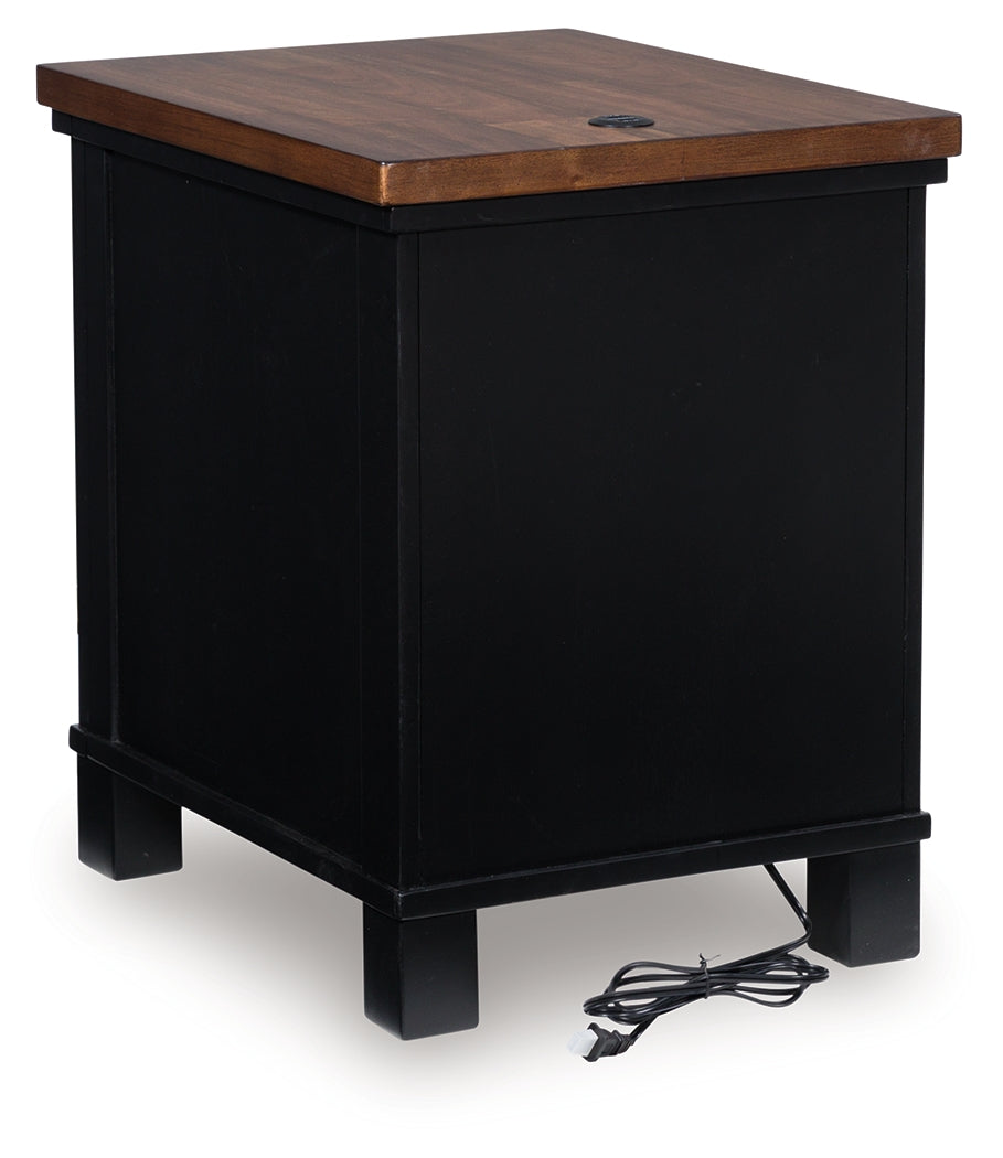 Wildenauer Chairside End Table - Tampa Furniture Outlet