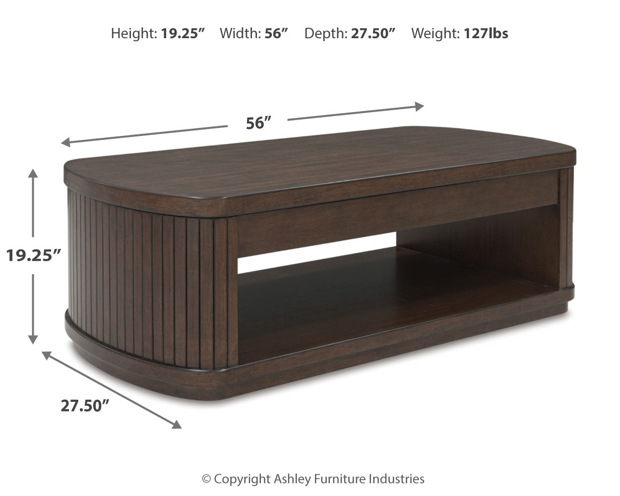 Korestone Lift-Top Coffee Table - Tampa Furniture Outlet