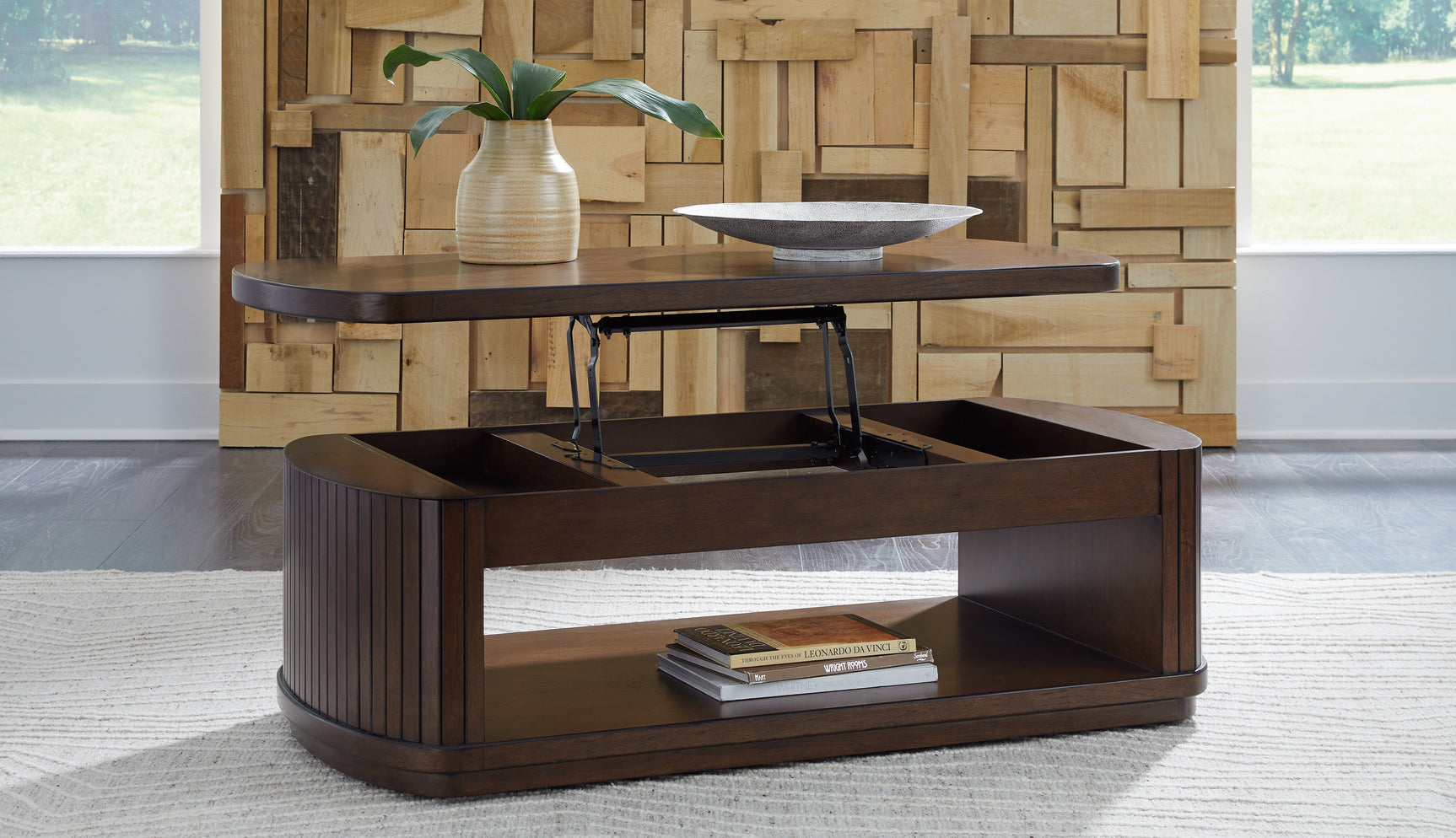 Korestone Lift-Top Coffee Table - Tampa Furniture Outlet