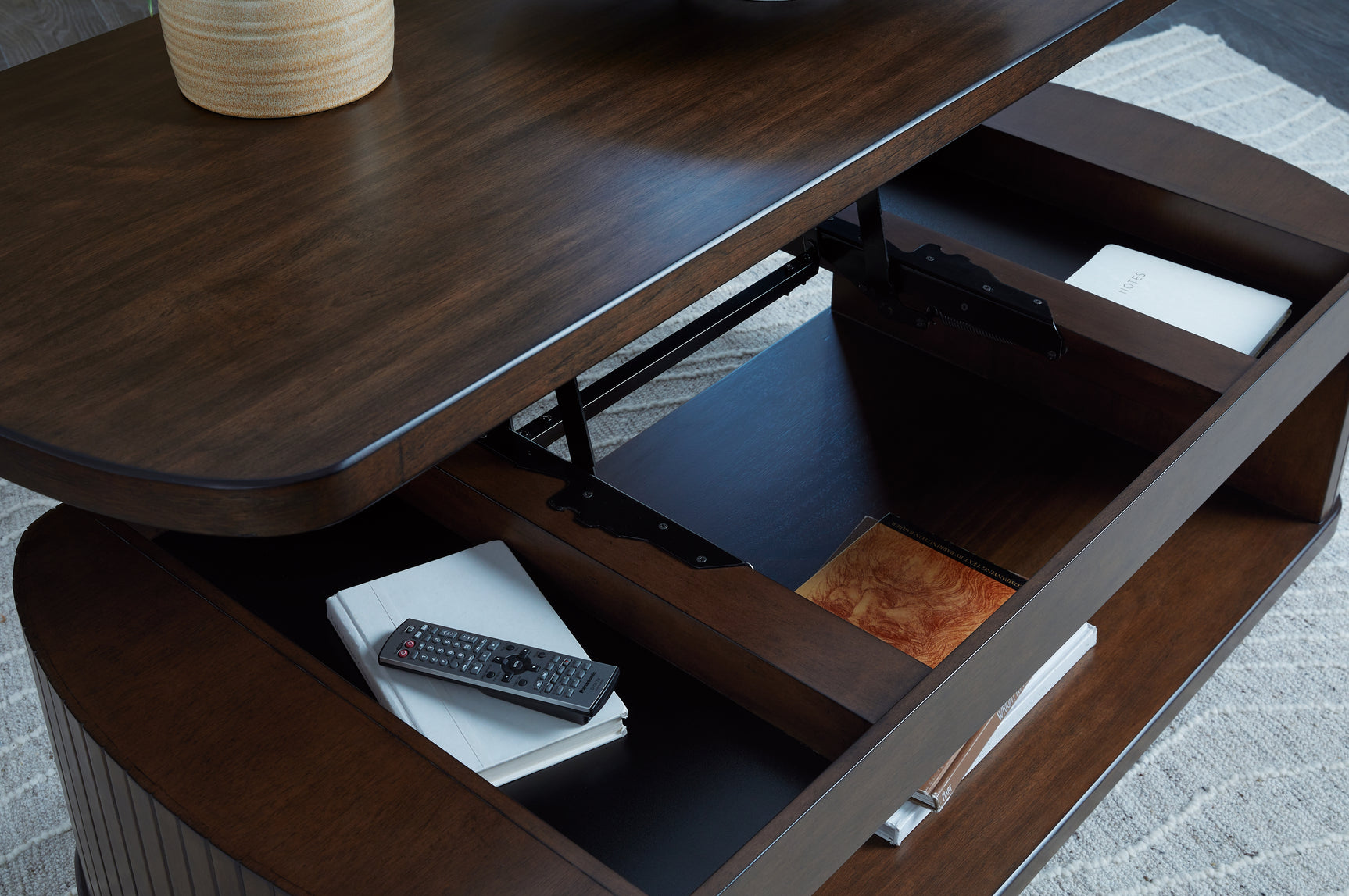 Korestone Lift-Top Coffee Table - Tampa Furniture Outlet
