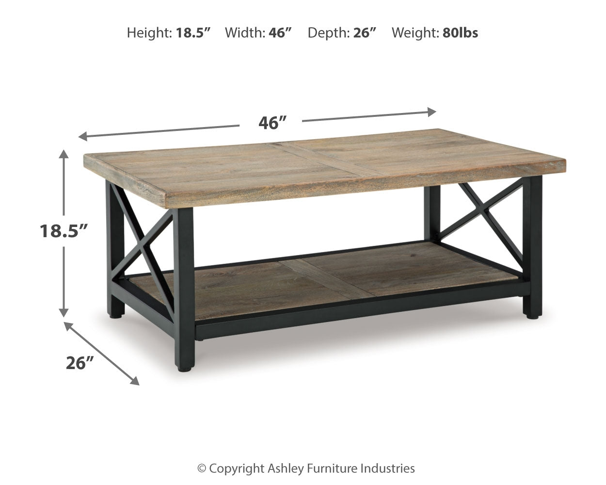 Bristenfort Coffee Table - Tampa Furniture Outlet