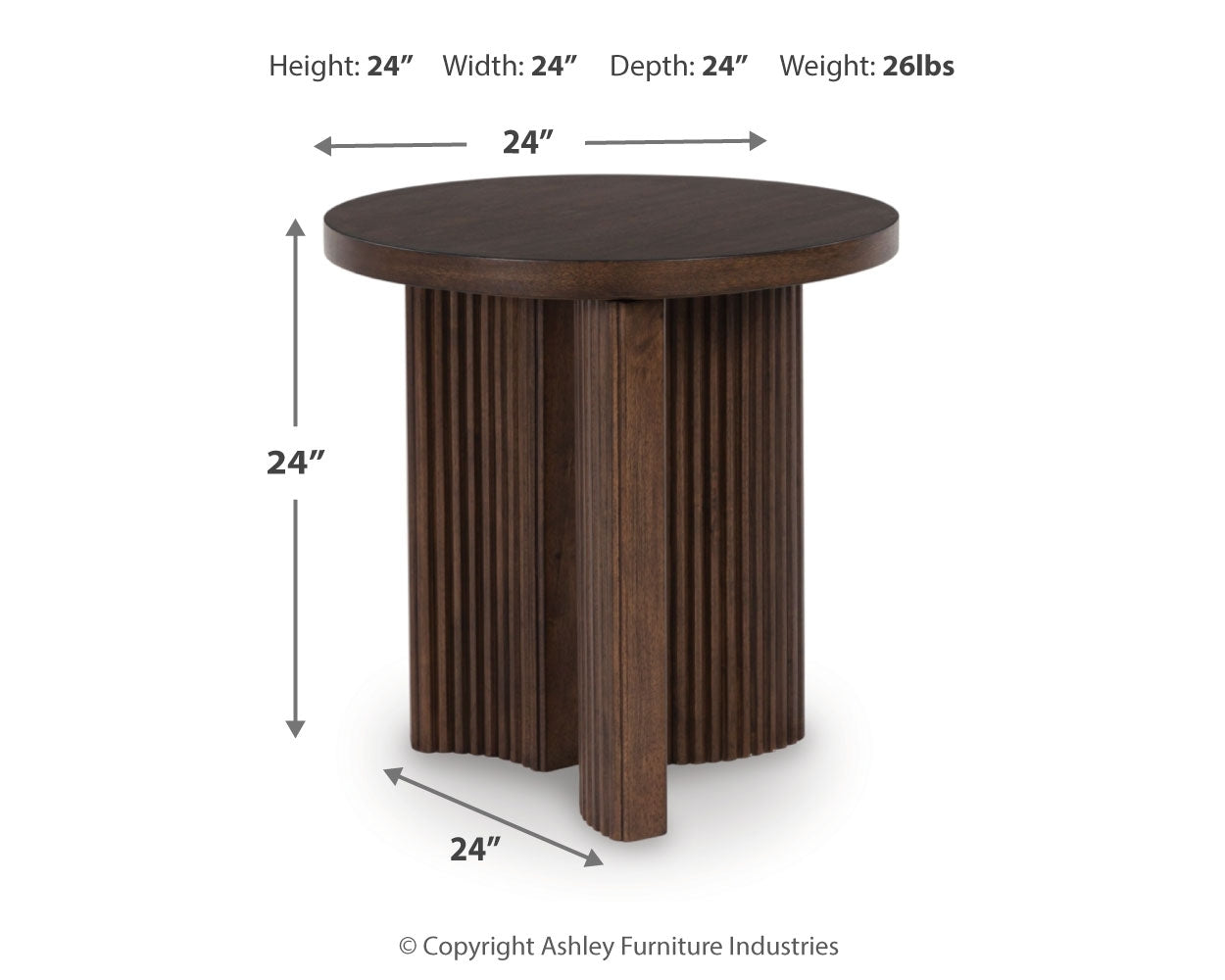 Korestone End Table - Tampa Furniture Outlet