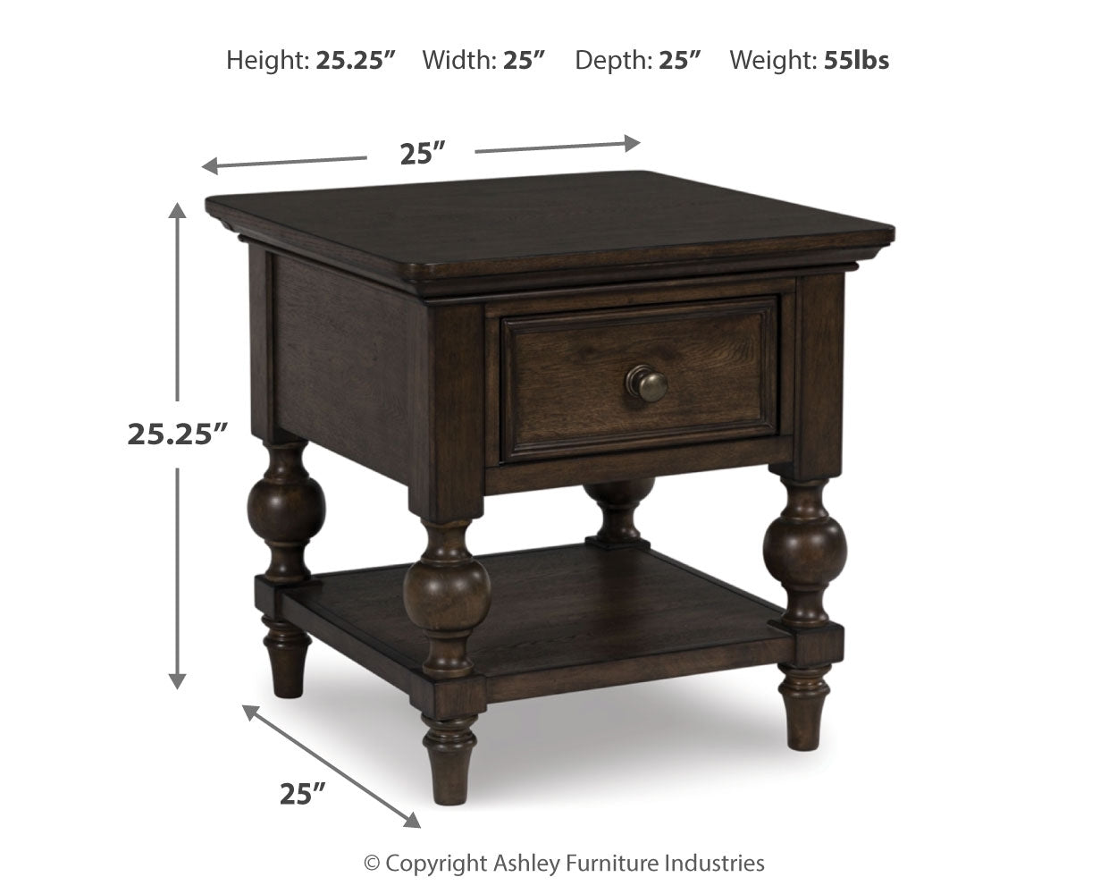 Veramond End Table - Tampa Furniture Outlet