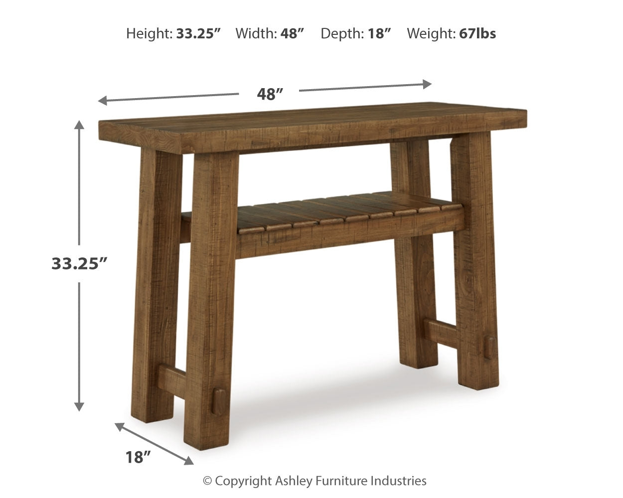 Mackifeld Sofa Table - Tampa Furniture Outlet