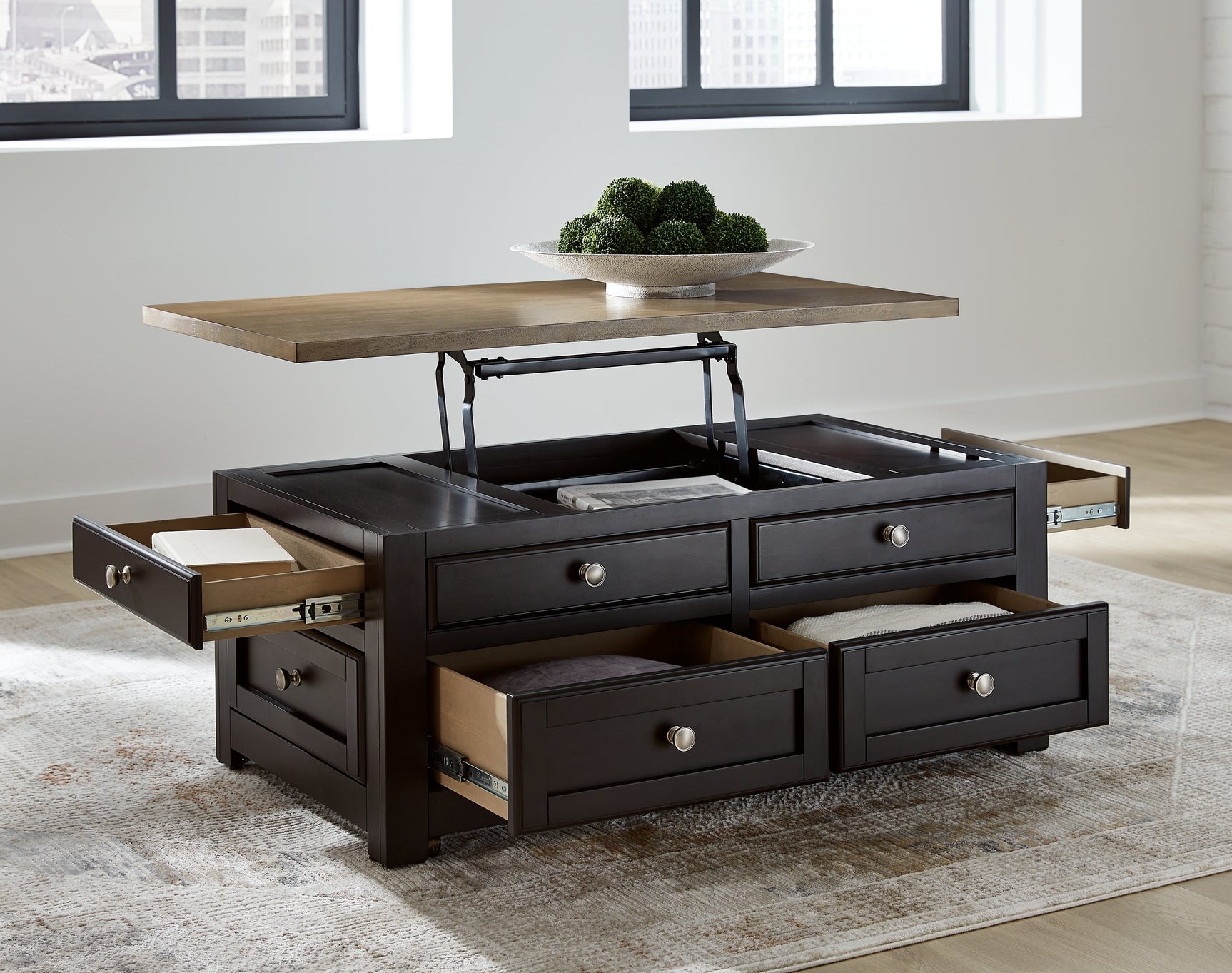 Drazmine Lift-Top Coffee Table - Tampa Furniture Outlet