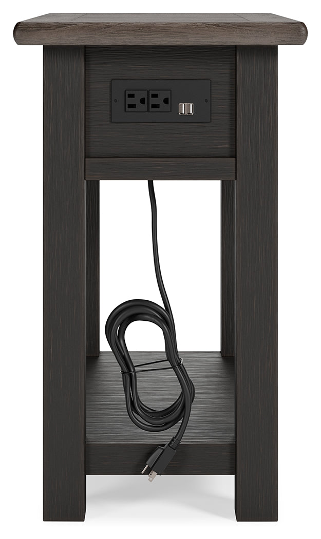 Tyler Creek Chairside End Table - Tampa Furniture Outlet