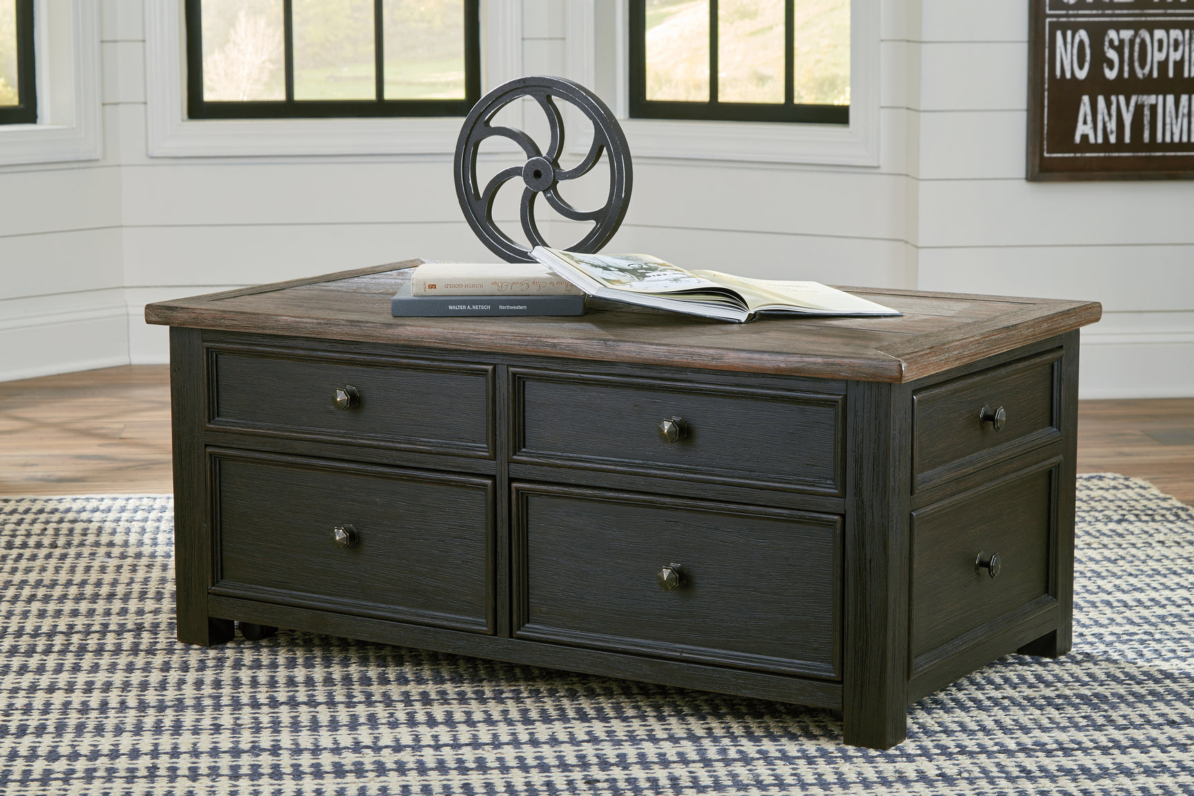 Tyler Creek Coffee Table with Lift Top - Tampa Furniture Outlet