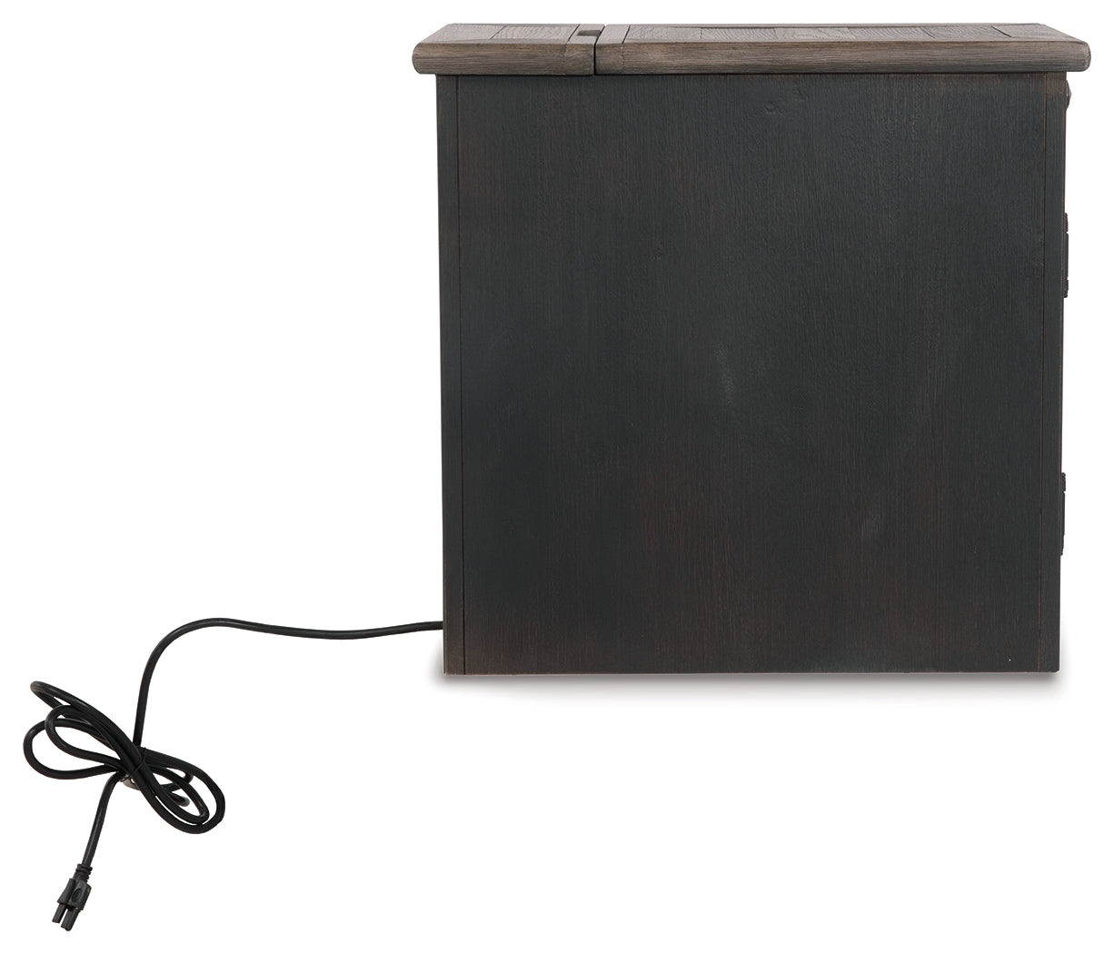 Tyler Creek Chairside End Table with USB Ports & Outlets - Tampa Furniture Outlet