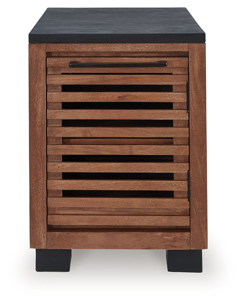 Kallari Chairside End Table - Tampa Furniture Outlet