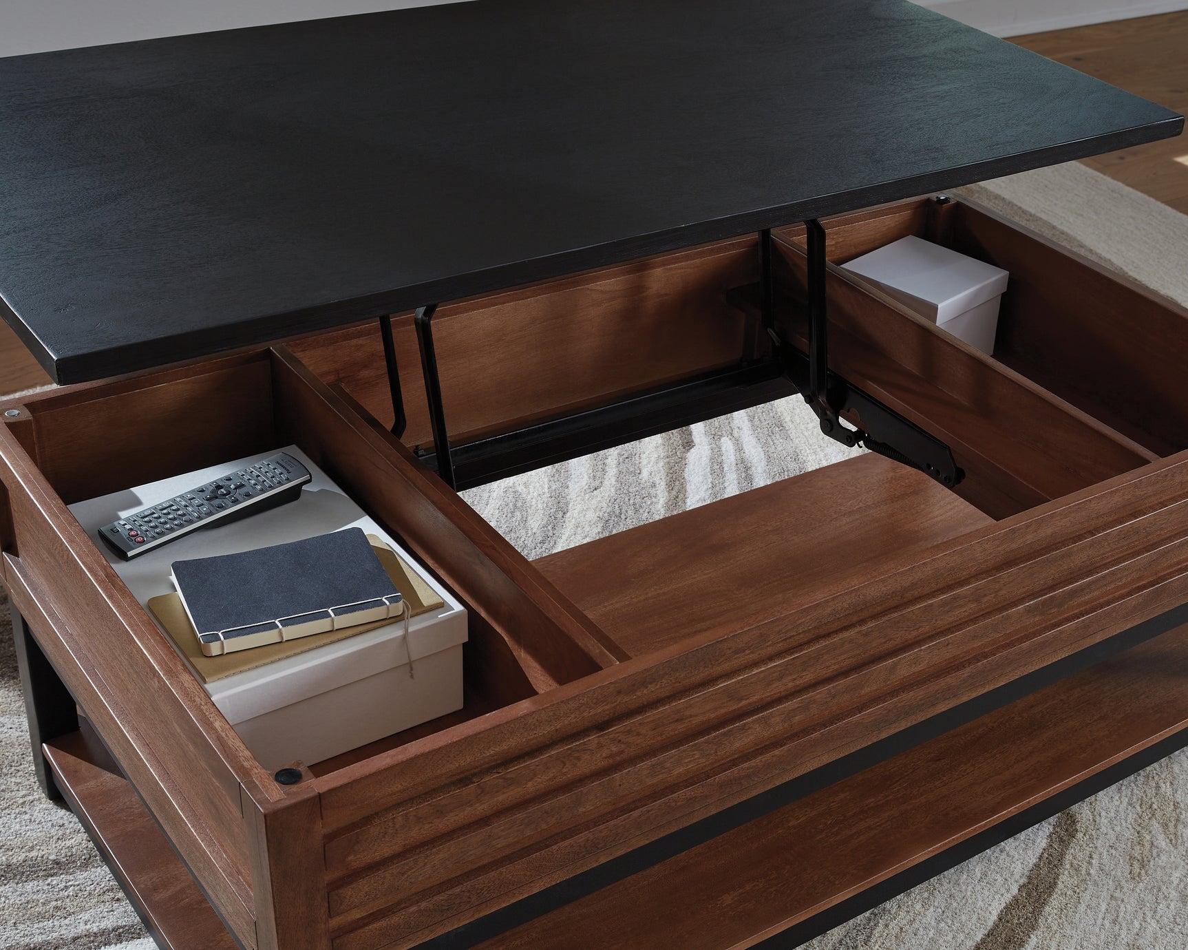 Kallari Lift-Top Coffee Table - Tampa Furniture Outlet