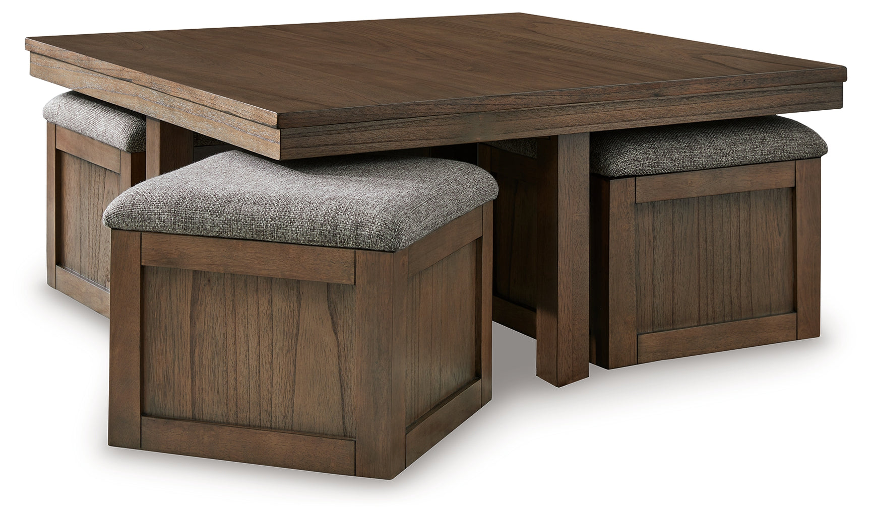 Boardernest Coffee Table with 4 Stools - Tampa Furniture Outlet