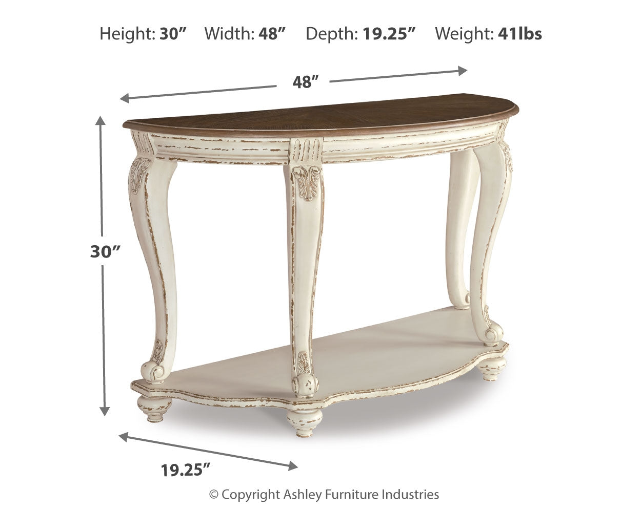 Realyn Sofa Table - Tampa Furniture Outlet
