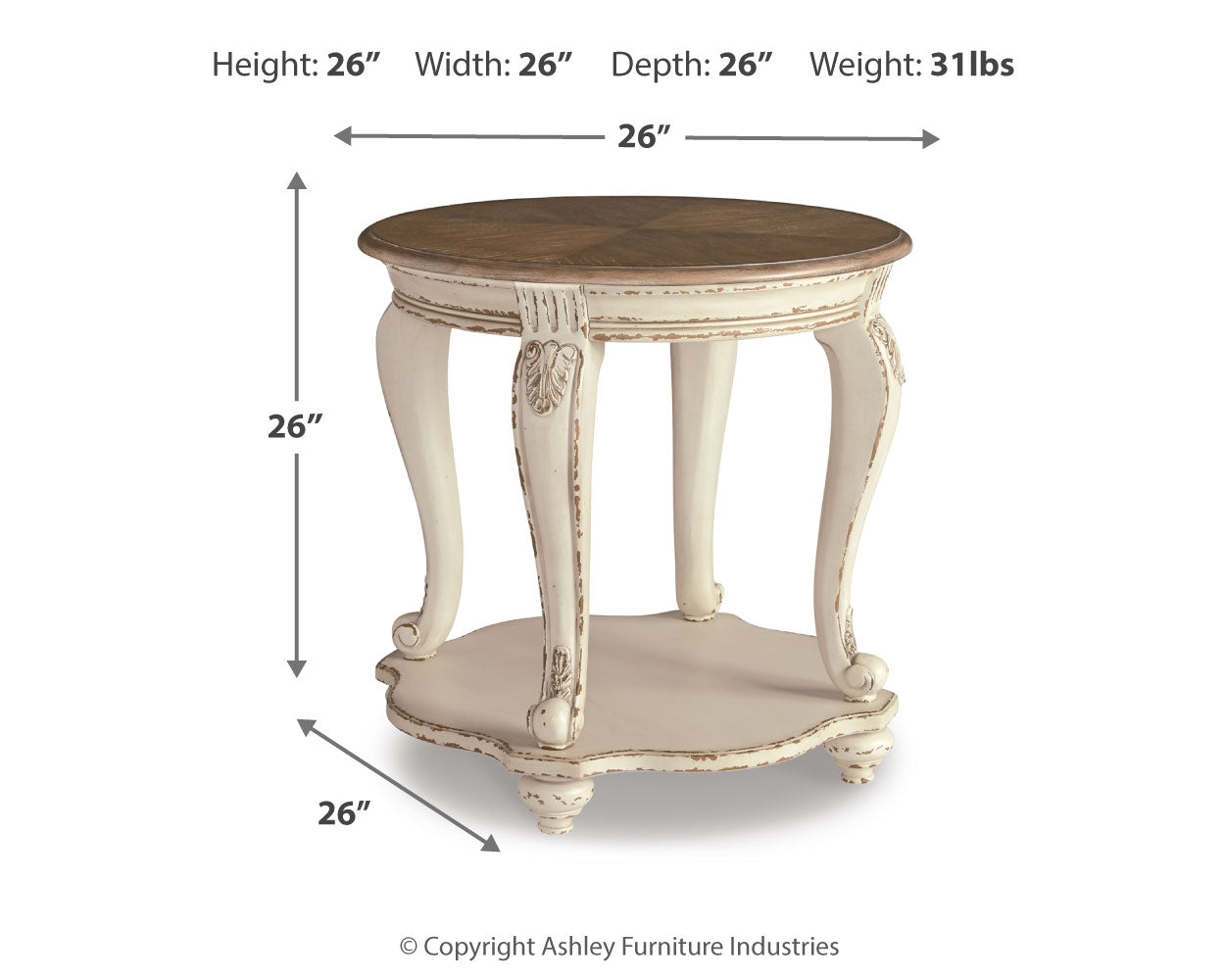Realyn End Table - Tampa Furniture Outlet