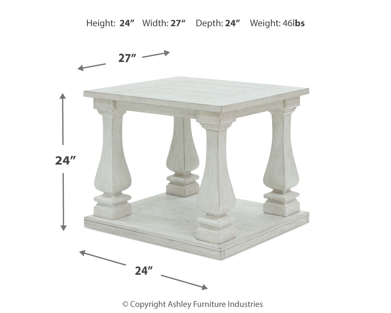 Arlendyne End Table - Tampa Furniture Outlet