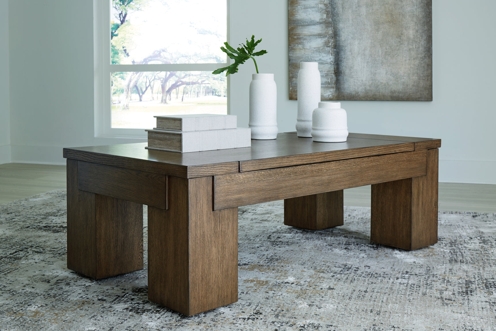 Rosswain Lift-Top Coffee Table - Tampa Furniture Outlet