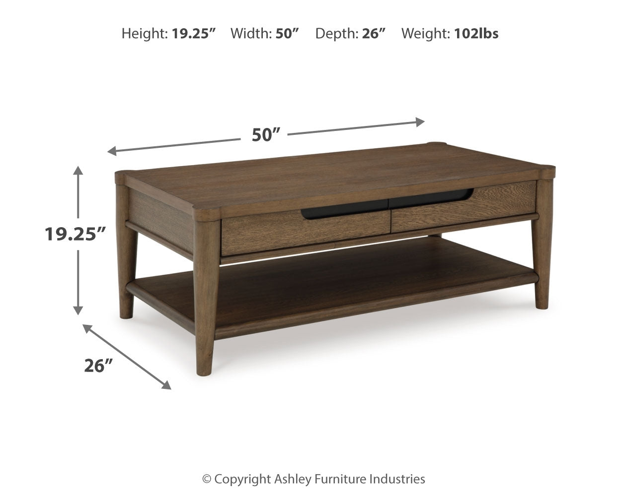 Roanhowe Coffee Table - Tampa Furniture Outlet