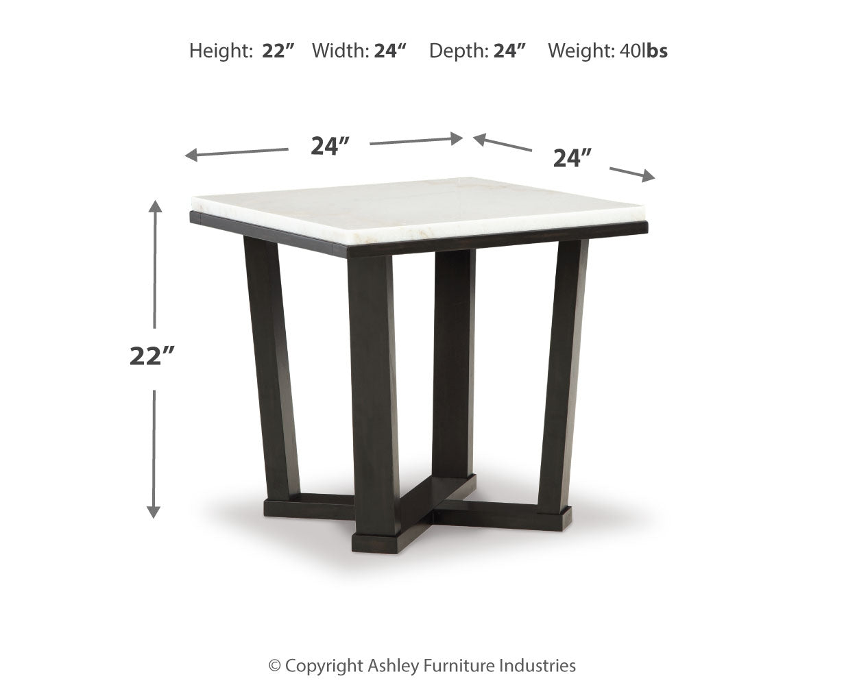 Fostead End Table - Tampa Furniture Outlet
