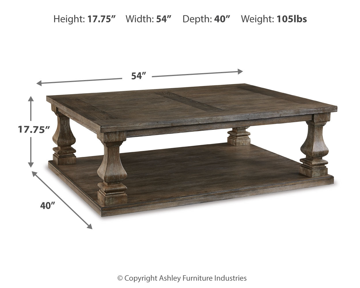Johnelle Coffee Table - Tampa Furniture Outlet