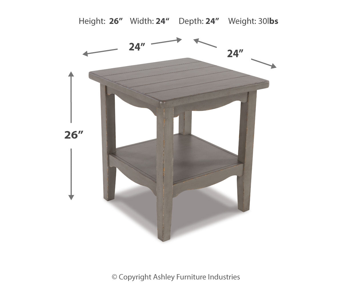 Charina End Table - Tampa Furniture Outlet