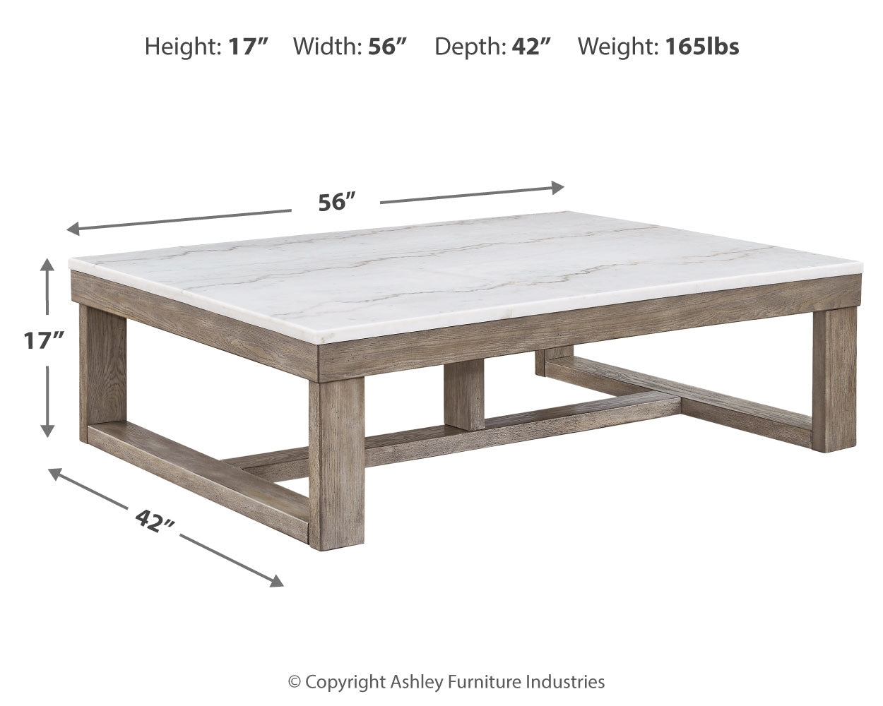 Loyaska Coffee Table - Tampa Furniture Outlet