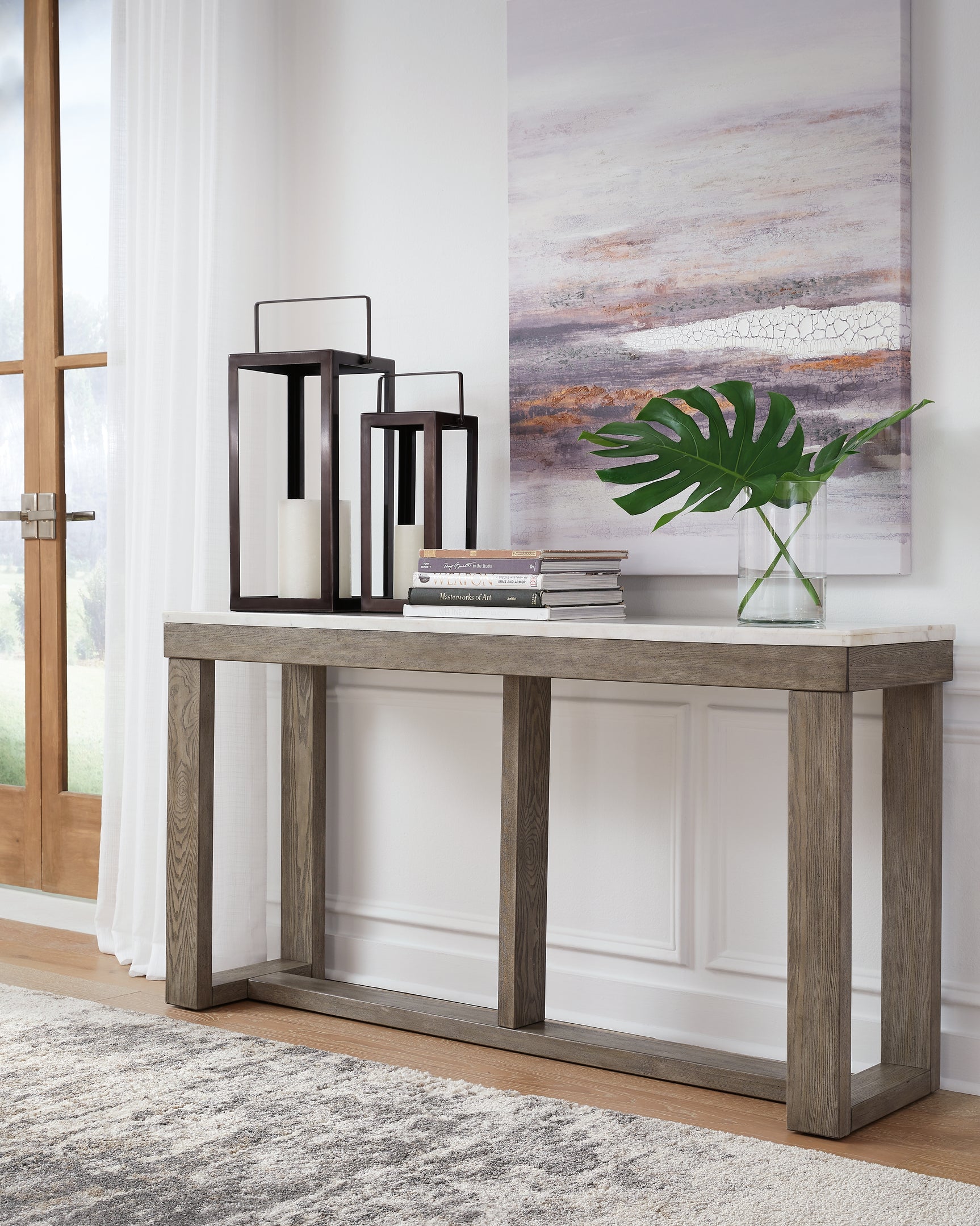 Loyaska Sofa Table - Tampa Furniture Outlet