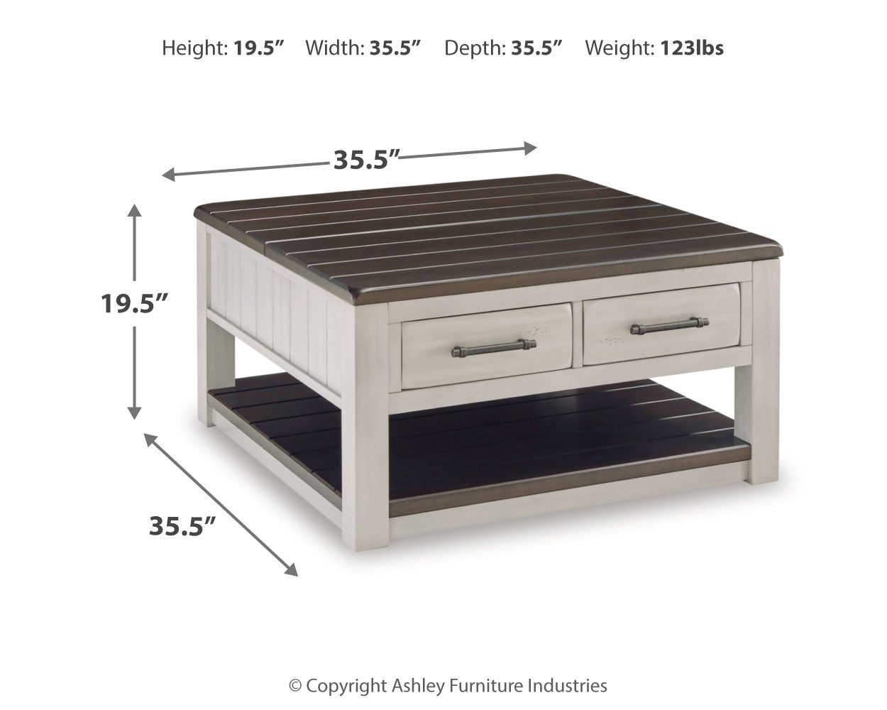 Darborn Lift-Top Coffee Table - Tampa Furniture Outlet