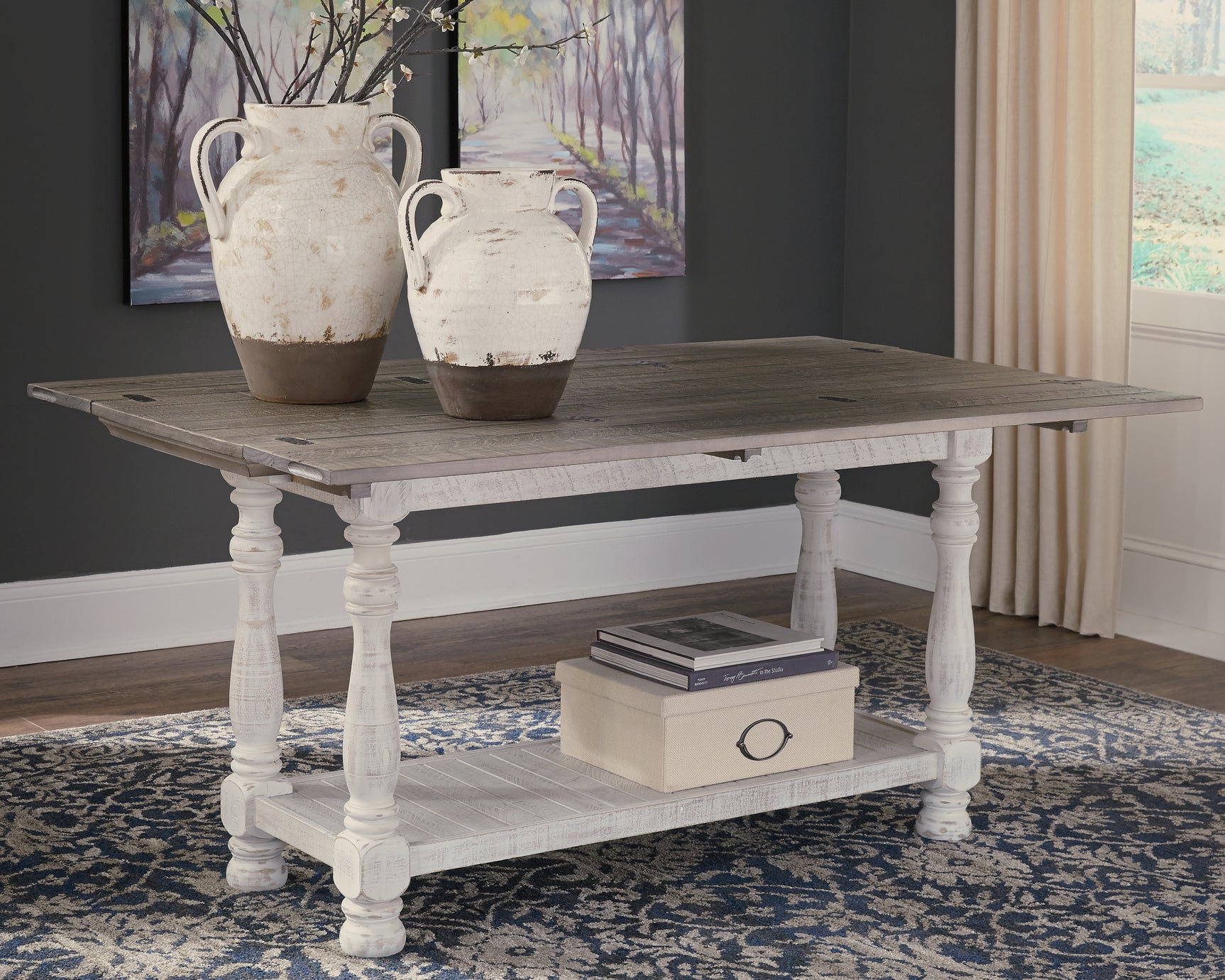 Havalance Sofa/Console Table - Tampa Furniture Outlet