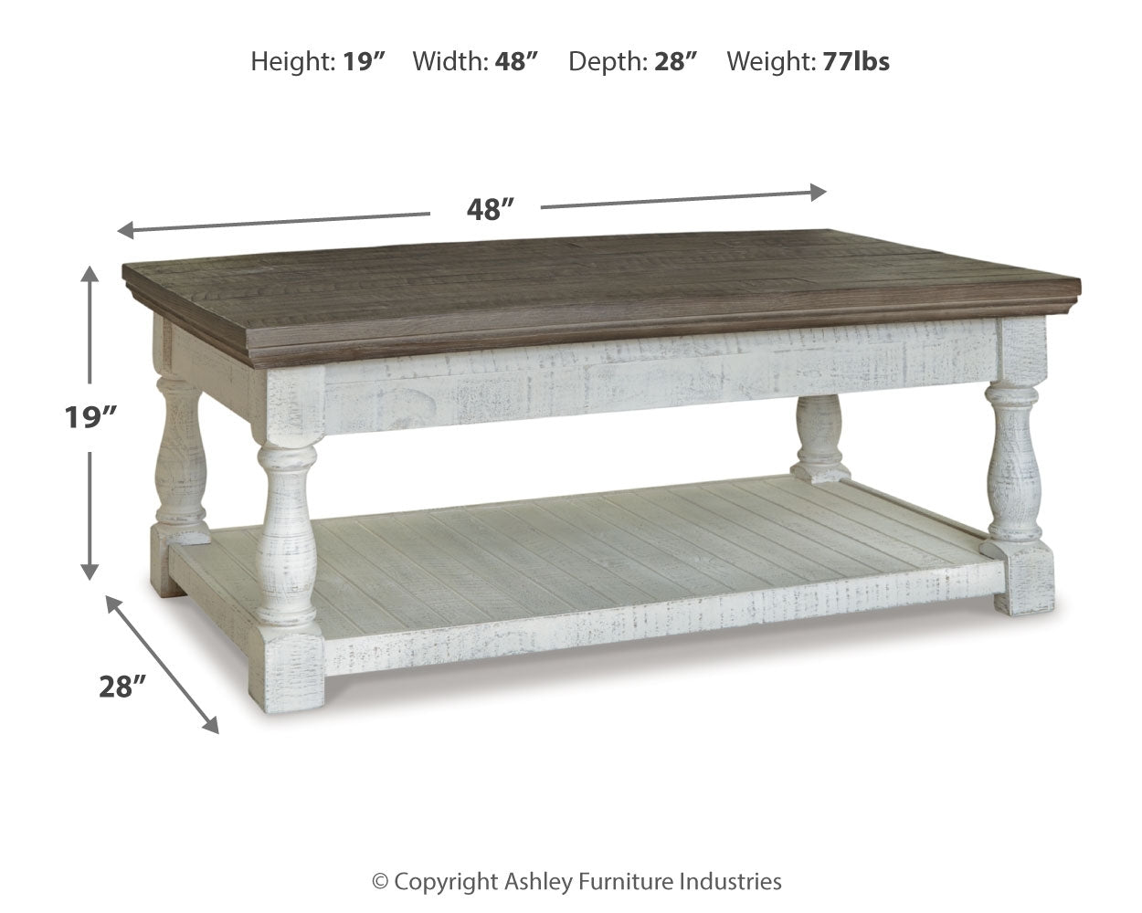 Havalance Lift-Top Coffee Table - Tampa Furniture Outlet