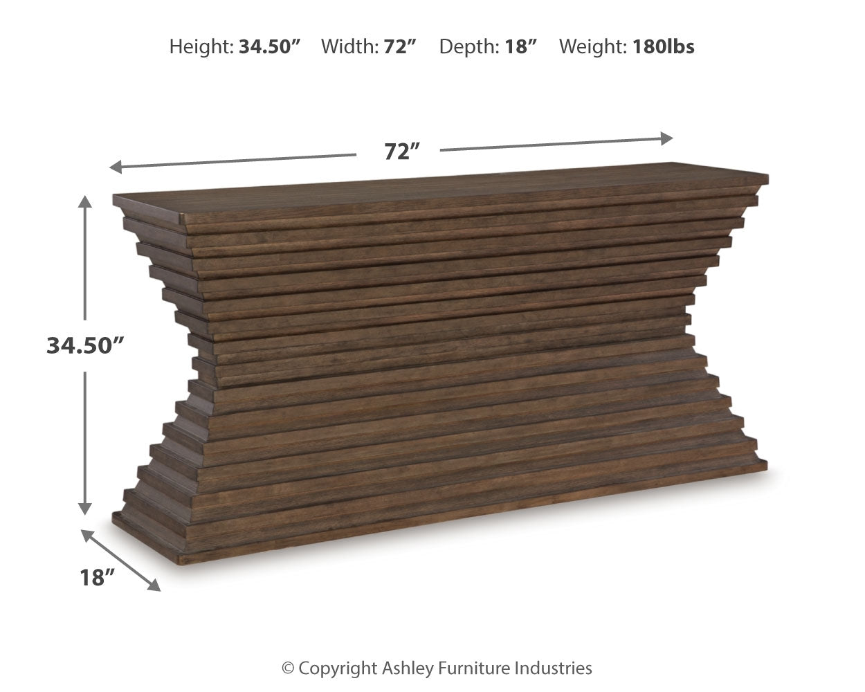 Hannodream Sofa Table - Tampa Furniture Outlet